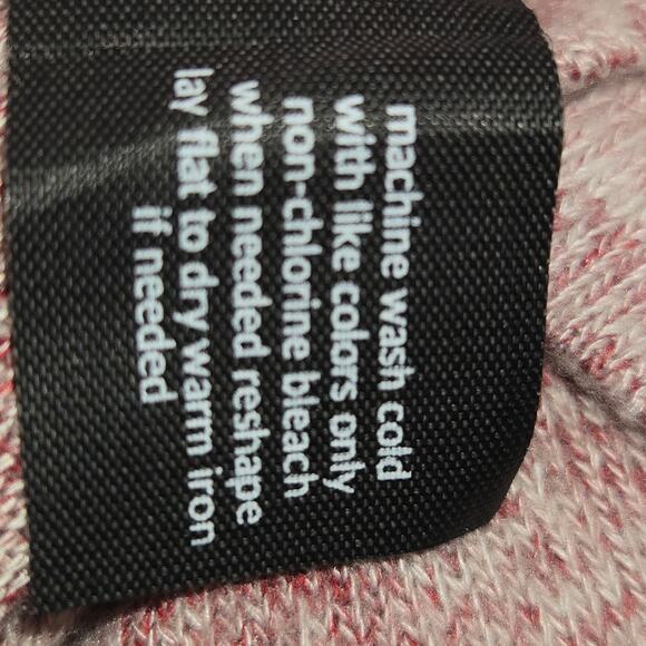 Lane Bryant 14/16 Pink Marled Knit Shift Dress Bell Sleeve Stretch Minimalist - Picture 10 of 10